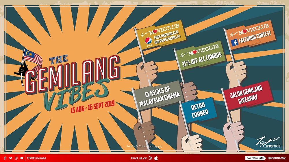 TGV Cinema menayangkan lima filem lakonan Tan Sri P Ramlee sempena sambutan Hari Kemerdekaan dan Hari Malaysia. u00e2u20acu201d Foto ihsan TGV Cinema