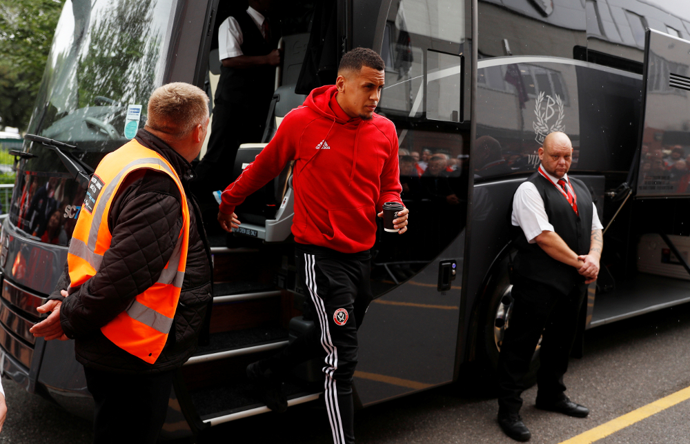 Sheffield Unitedu00e2u20acu2122s Ravel Morrison arrives at the stadium before the Premier League match against AFC Bournemouth at Vitality Stadium, Bournemouth August 10, 2019. u00e2u20acu201d Reuters pic