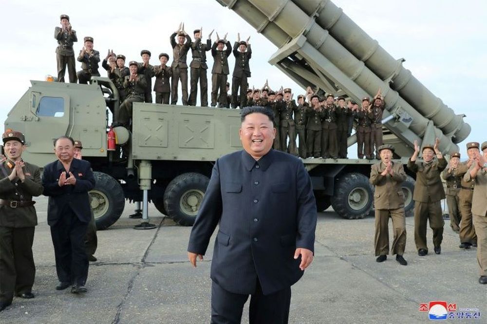 North Korean leader Kim Jong-un oversaw the test-firing of what state media said was a u00e2u20acu02dcsuper-large multiple rocket launcheru00e2u20acu2122. u00e2u20acu201d /KCNA via KNS/ AFP pic