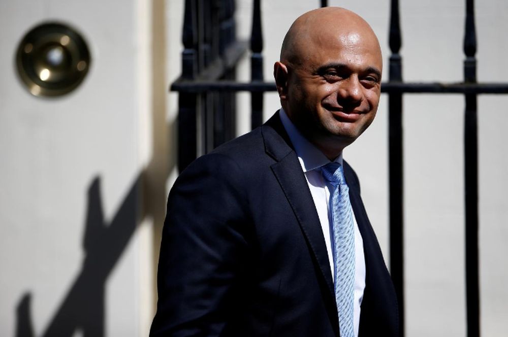 Newly appointed Britainu00e2u20acu2122s Chancellor of the Exchequer Sajid Javid is seen outside Downing Street in London, July 25, 2019. u00e2u20acu201d Reuters pic