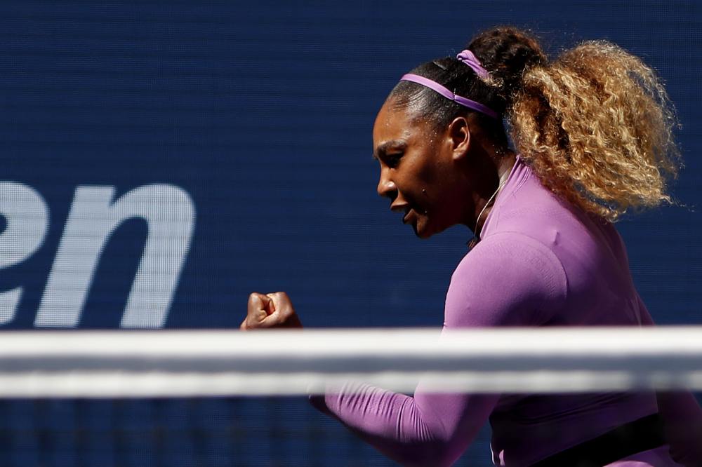 Serena Williams (pic) reacts after winning a point against Karolina Muchova in the third round on day five of the 2019 US Open tennis tournament in New York August 30, 2019. u00e2u20acu2022 Picture by Geoff Burke-USA TODAY Sports via Reuters