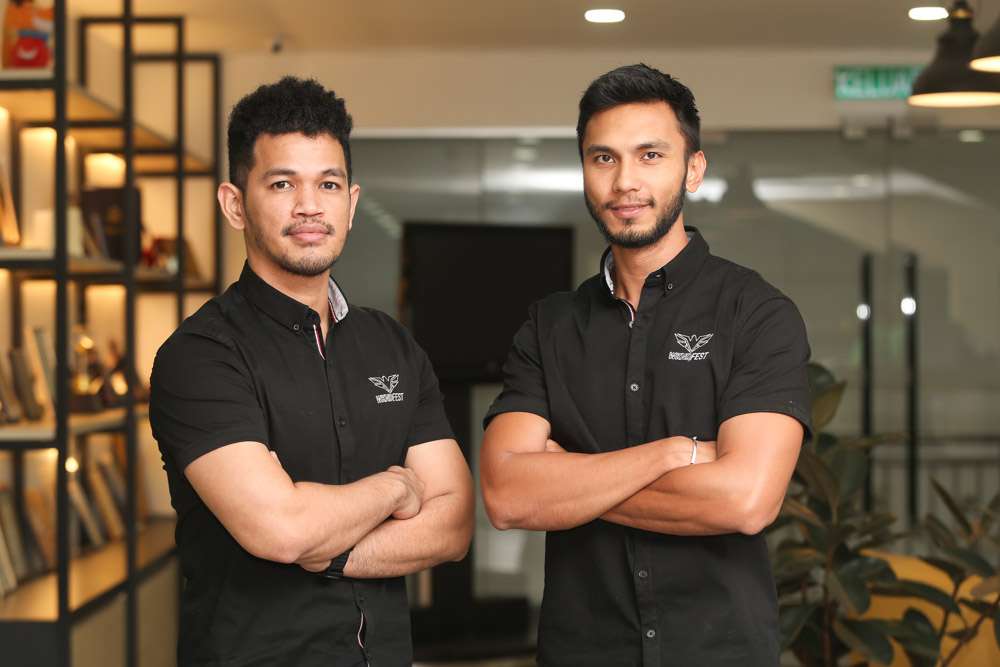 WKNDFEST organisers Khairul Anwar (left) and Shahrin Kamaruzaman speak to Malay Mail in Kuala Lumpur August 6, 2019. ― Picture by Choo Choy May