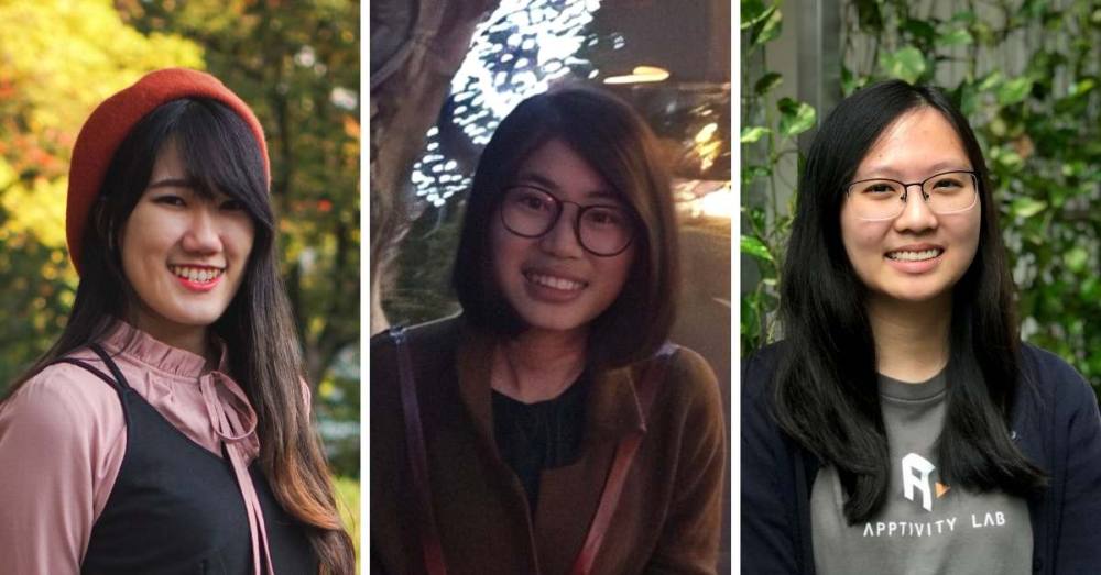(From left) Lareina Ting, Hong Zhou, and Brenda Lau believe that women are a great fit for the IT industry. u00e2u20acu201d Picture courtesy of Apple PR