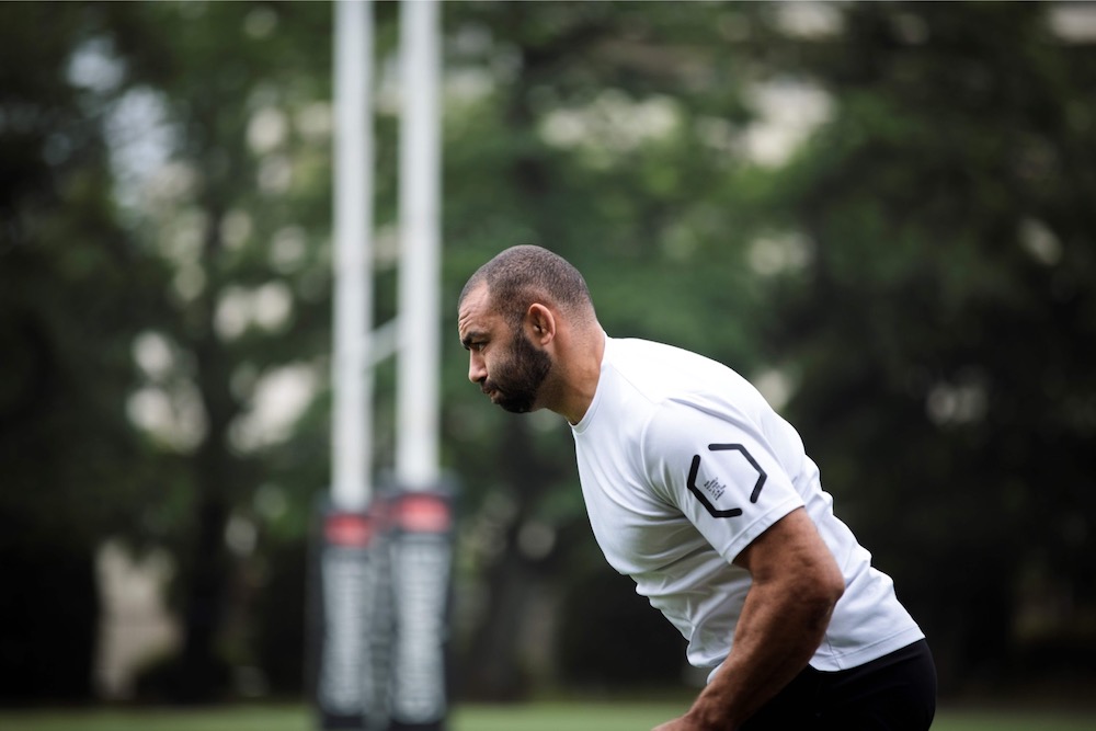 Japan rugby national team's captain Michael Leitch runs during a workout in Tokyo June 2, 2019. u00e2u20acu201d AFP pic