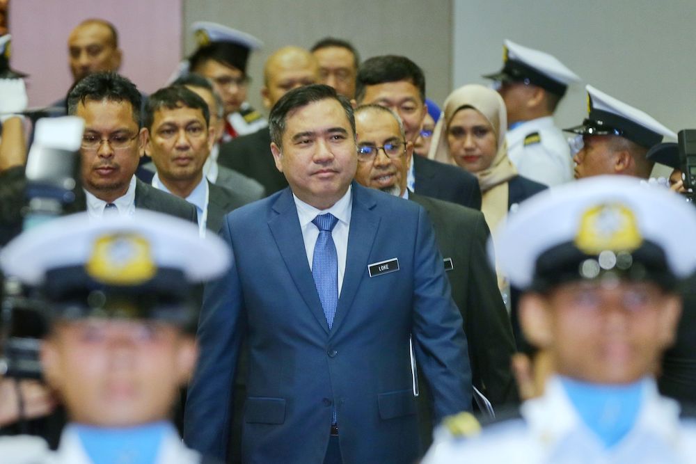 Minister of Transport Anthony Loke arrives at the Kuala Lumpur Convention Centre to launch Malaysia World Maritime Week 2019, September 10, 2019. u00e2u20acu201d Picture by Ahmad Zamzahuri