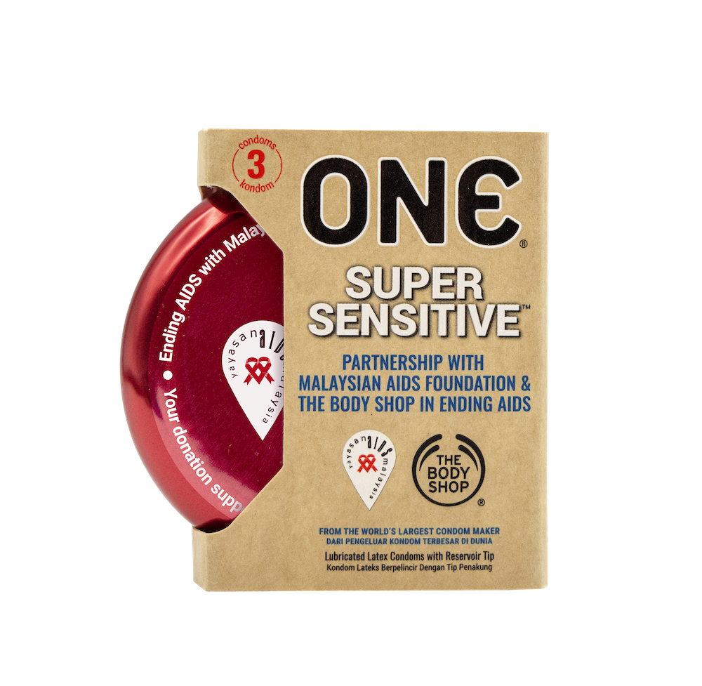 Malaysian AIDS Foundationu00e2u20acu2122s limited edition ONE condoms by Karex. u00e2u20acu201dPicture courtesy of Karex Berhadu00e2u20acu00a8