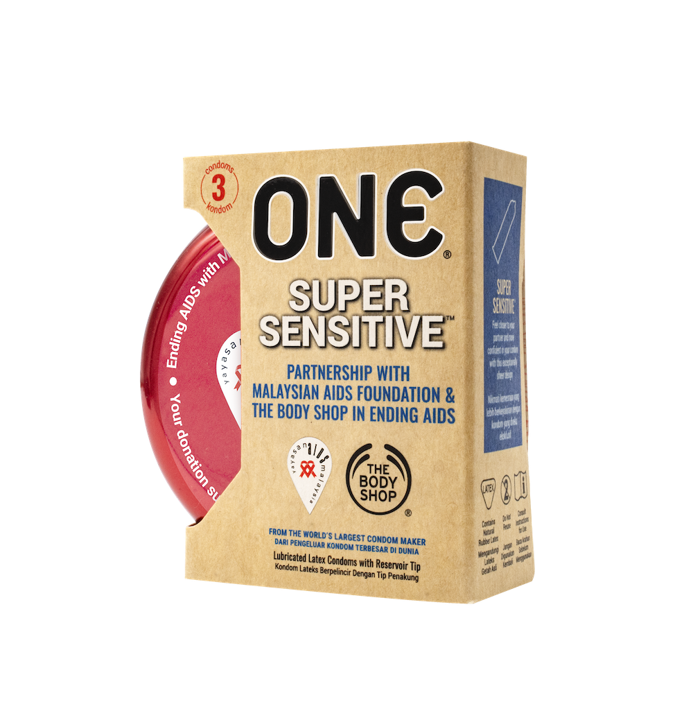 MAF limited edition condom will be available at The Body Shop outlets across Malaysia. — Picture courtesy of Karex Berhad 