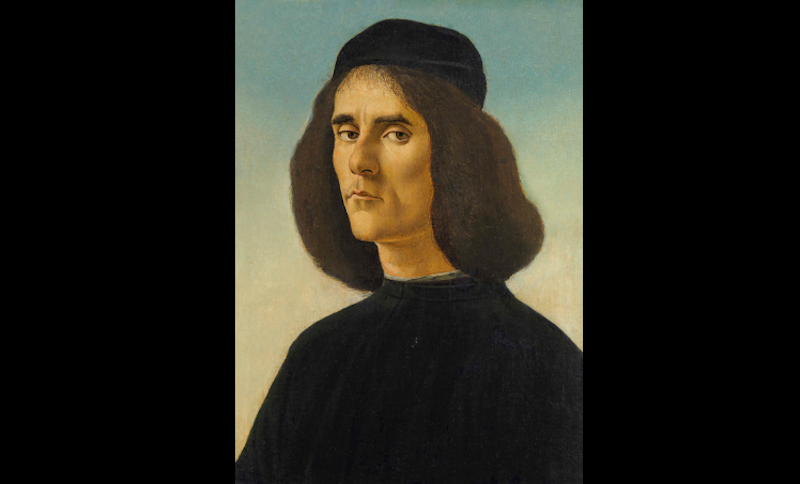 Sandro Botticelli, u00e2u20acu02dcPortrait of Michele Marullo' (circa 1500) u00e2u20acu201d Picture courtesy of Trinity Fine Art via AFP-Relaxnews