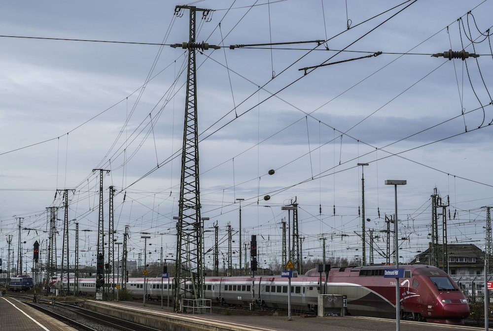KLM will from March 2020 reduce from five to four the number of flights from Amsterdam to Brussels and will instead buy passengers tickets on the Thalys train that covers the same route between Schiphol airport and the Belgian capital. u00e2u20acu201d AFP pic