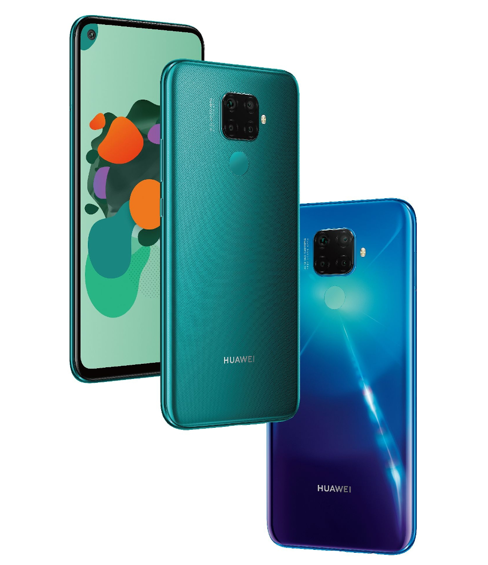 Huawei Mate 30 Lite is a mid-range device with a Kirin 810 processor and a 48MP + 8MP + 2MP + 2MP quad-camera setup. — Picture via @evleaks/SoyaCincau