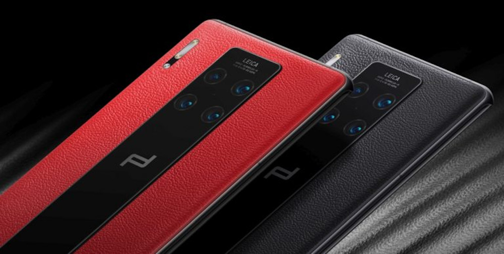 The Porsche Design variant appears to come with a leather-wrapped back. u00e2u20acu201d Picture via @evleaks/SoyaCincau