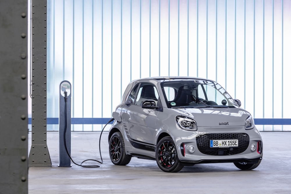 The 2020 smart fortwo coupe. u00e2u20acu201d Handout via AFP