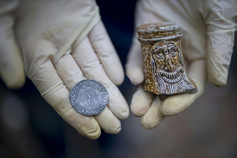 Mudlarks work with the Museum of London to help identify and preserve their finds. — AFP pic