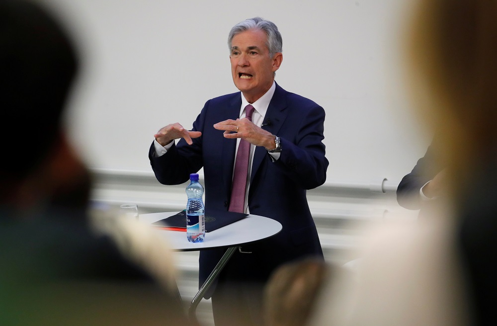 US Federal Reserve Chairman Jerome Powell speaks during a panel discussion hosted by the Swiss Institute of International Studies at the University of Zurich in Zurich September 6, 2019. u00e2u20acu201d Reuters pic