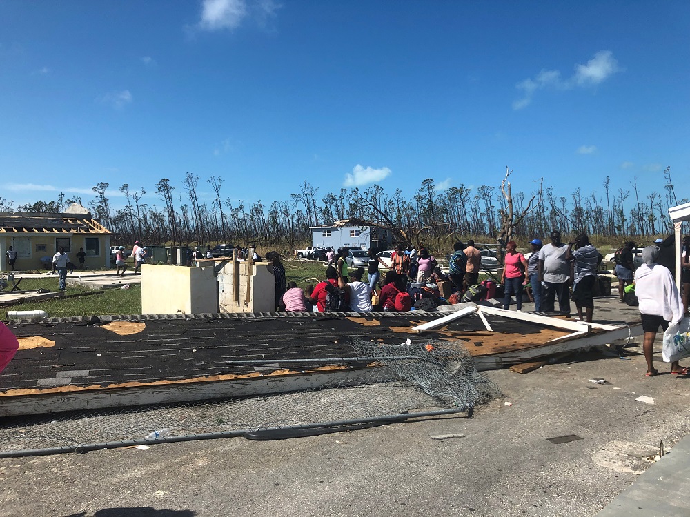 Survivors of Hurricane Dorian gather at what is left of Treasure Cay Airport hoping for flights off the heavily damaged island, in Abaco, Bahamas September 5, 2019. u00e2u20acu201d Reuters pic