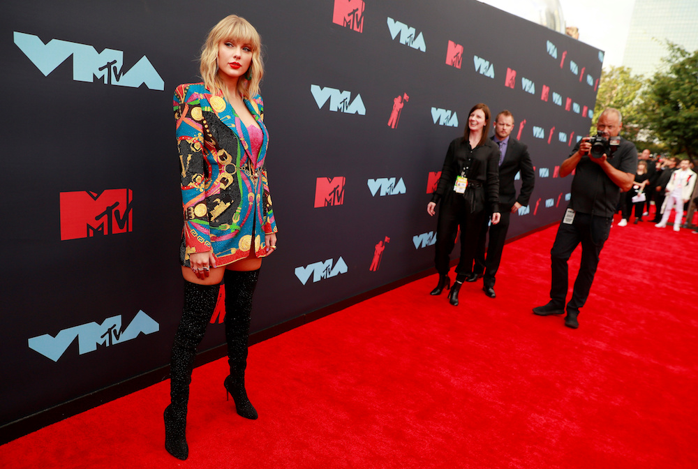 Taylor Swift poses on the red carpet during the 2019 MTV Video Music Awards in Newark, New Jersey August 26, 2019. u00e2u20acu201d Reuters pic
