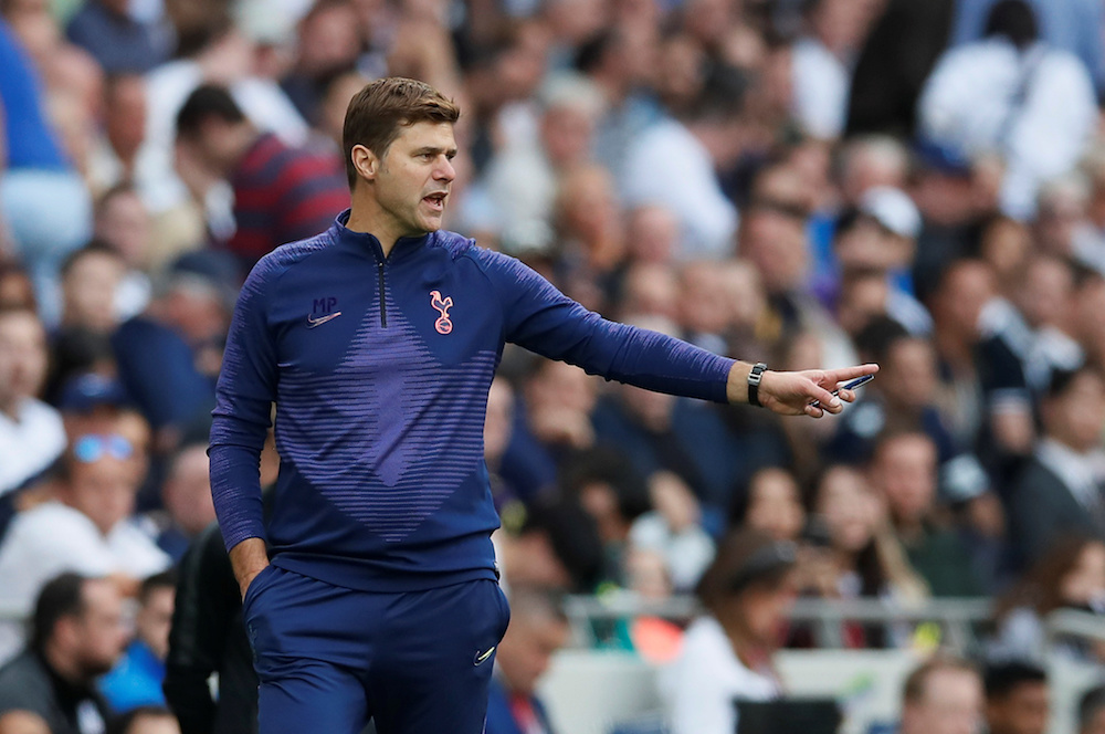Tottenham Hotspur manager Mauricio Pochettino gestures during the Premier League match with Crystal Palace at Tottenham Hotspur Stadium in London September 14, 2019. u00e2u20acu201d Reuters pic