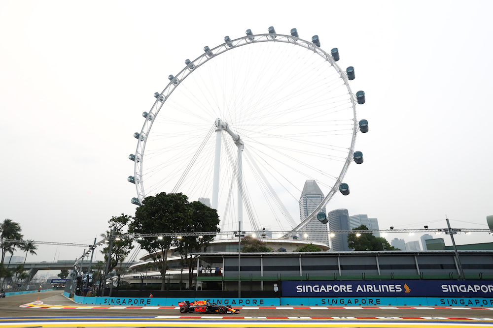 Red Bullu00e2u20acu2122s Max Verstappen during practice for the Singapore Grand Prix September 20, 2019. u00e2u20acu201d Reuters pic