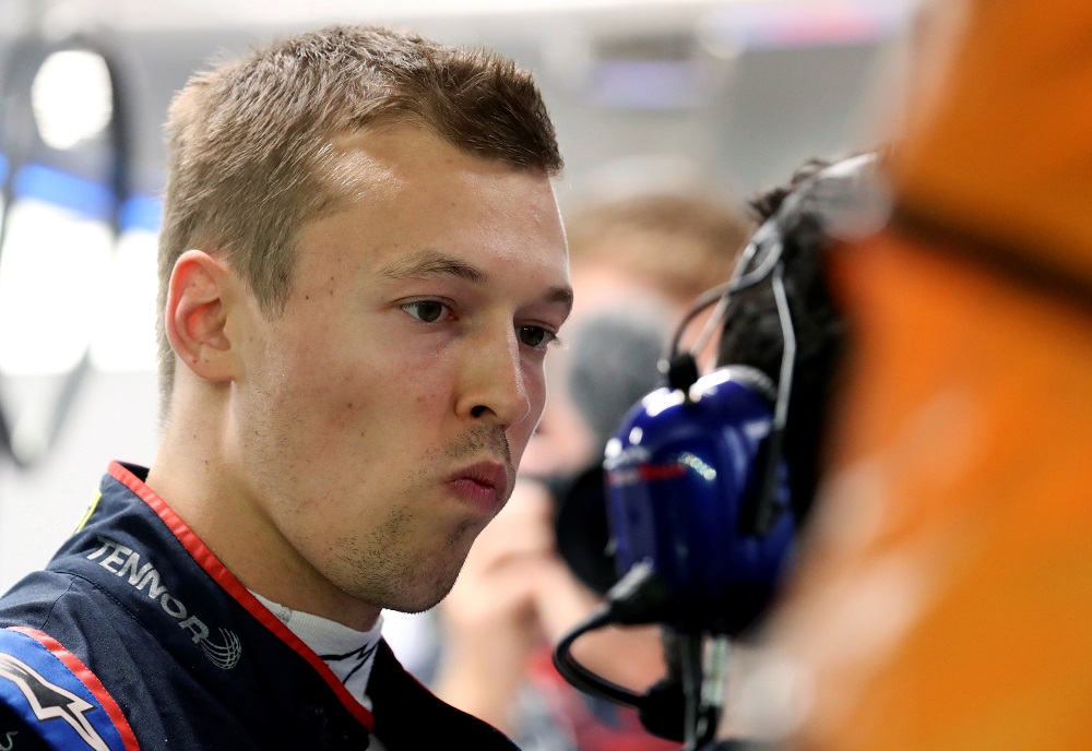 Toro Rosso's Daniil Kvyat during practice at the Marina Bay Street Circuit in Singapore September 20, 2019. u00e2u20acu201d Reuters pic