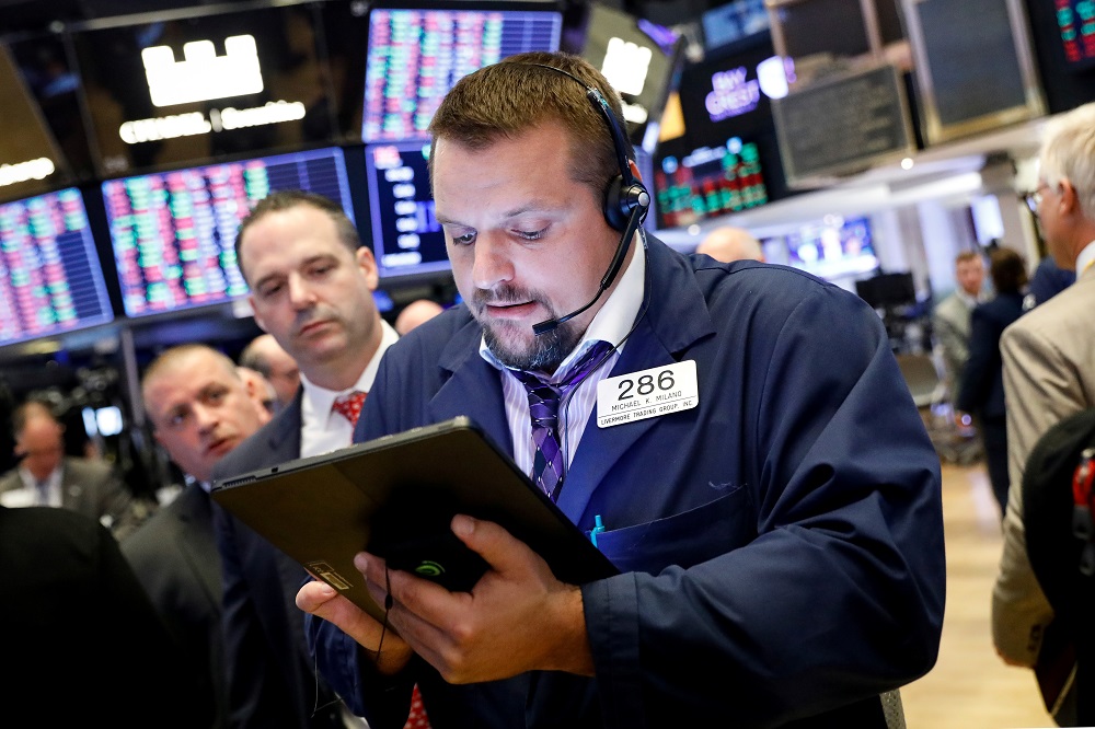 Traders work on the floor at the New York Stock Exchange September 27, 2019. u00e2u20acu201d Reuters pic