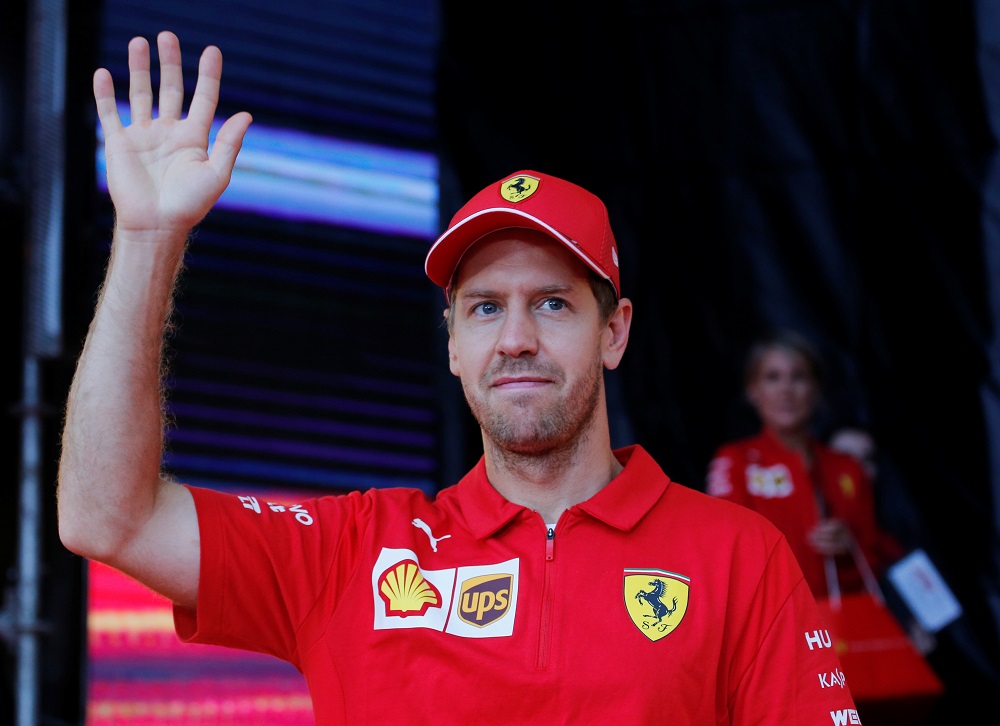Ferrari's Sebastian Vettel ahead of the Russian Grand Prix in Sochi September 26, 2019. u00e2u20acu201d Reuters pic