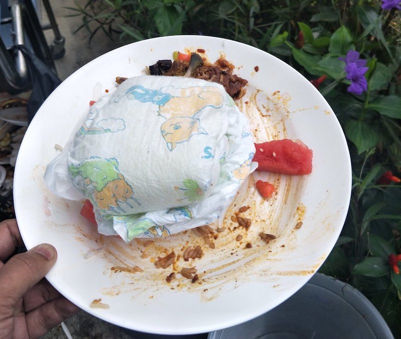 Horrific enough to ruin the most ravenous of appetites. u00e2u20acu201d Picture from Twitter/@Faqihh_94