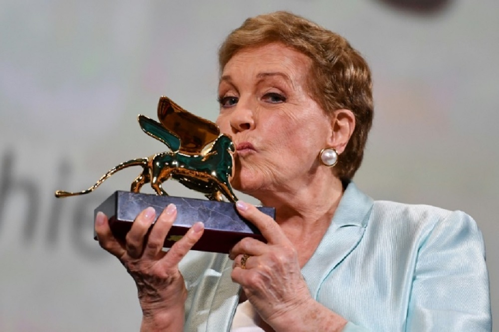 Julie Andrews, 83, insisted that she was u00e2u20acu02dcnever a goodie two shoesu00e2u20acu2122 as she picked up a lifetime achievement award at the Venice film festival. u00e2u20acu201d AFP pic