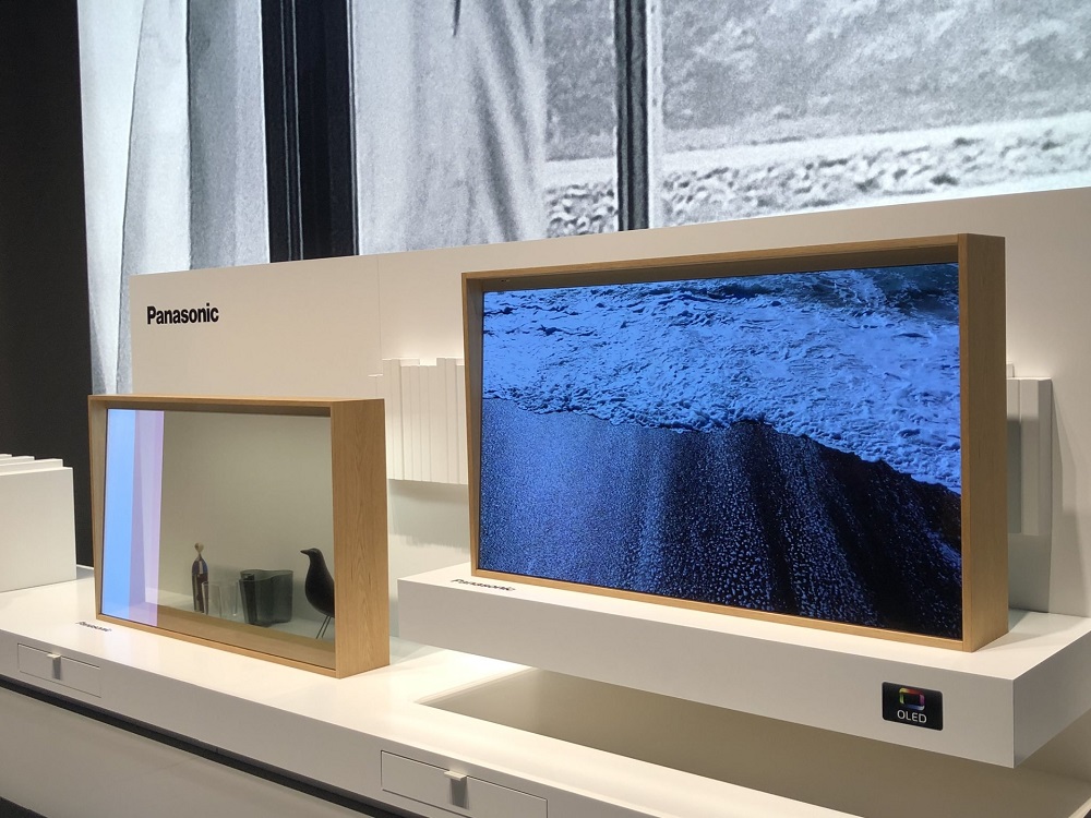 Panasonicu00e2u20acu2122s prototype transparent-screen TVs. u00e2u20acu201d Picture courtesy of Panasonic