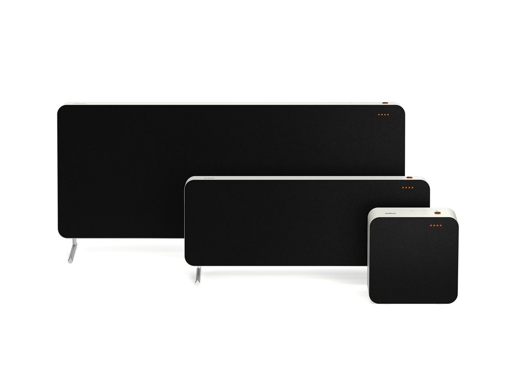 Braun Audio LE01, LE02, and LE03 speakers. — Picture courtesy of Braun Audio