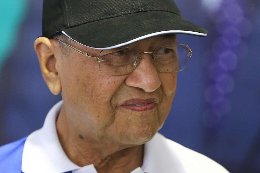 Prime Minister Tun Dr Mahathir Mohamad speaks during a press conference in Putrajaya September 15, 2019. u00e2u20acu201d Picture by Yusof Mat Isa