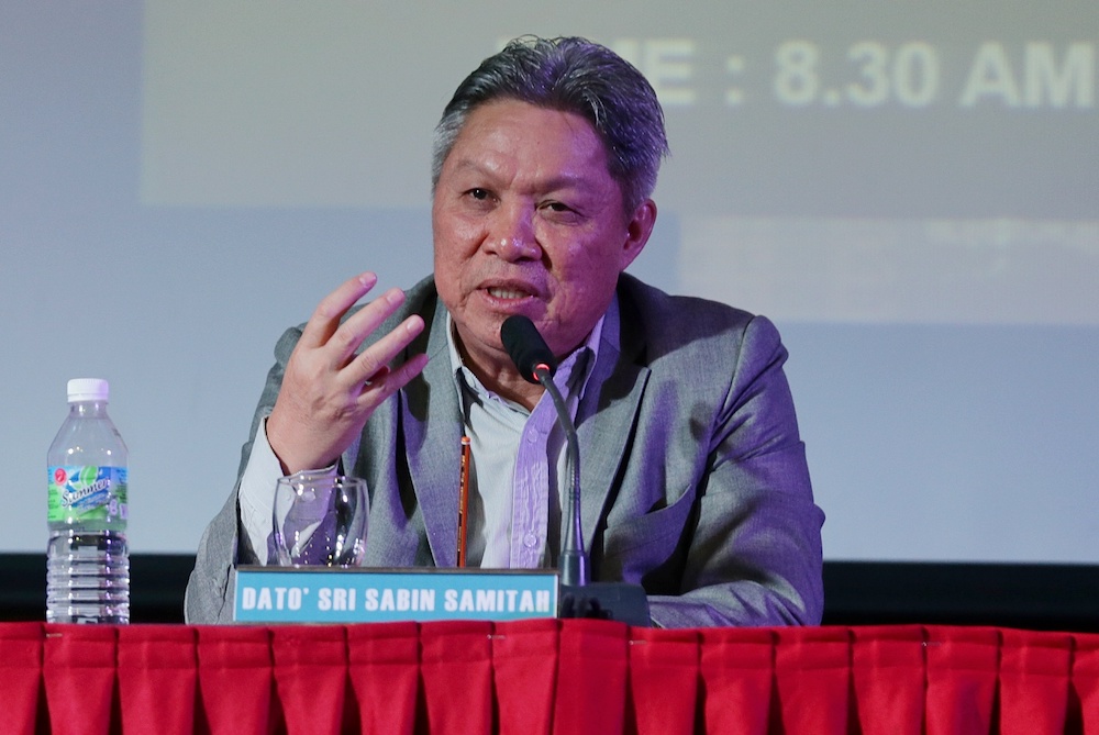Inland Revenue Board CEO Datuk Seri Sabin Samitah answers questions during the Special Voluntary Disclosure Programme in Petaling Jaya September 16, 2019. u00e2u20acu201d Picture by Ahmad Zamzahuri
