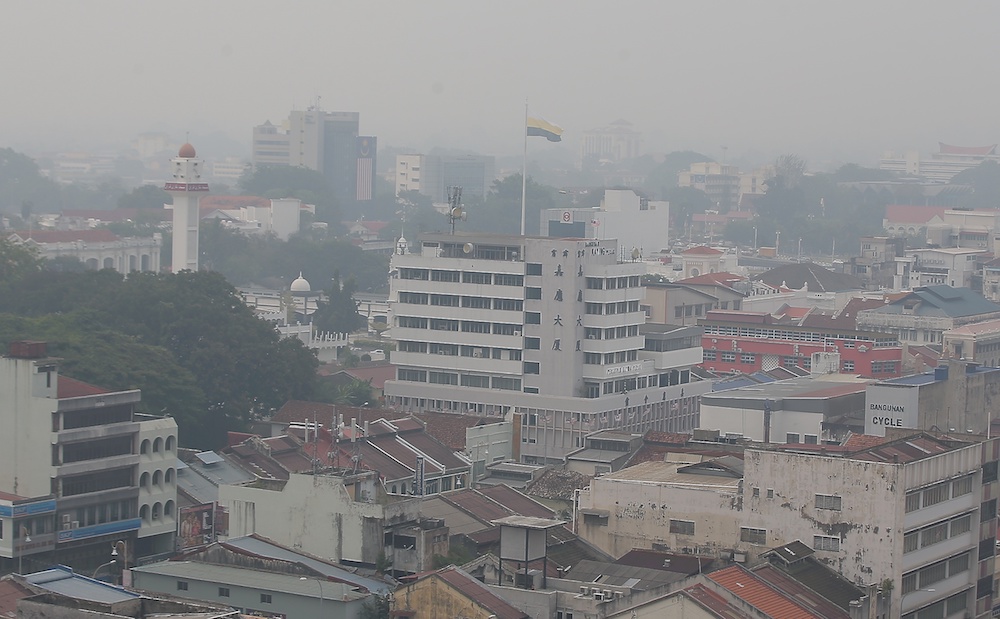 General view of Ipoh September 19, 2019, after the Air Pollutant Index (API) reading soared above 100. u00e2u20acu201d Picture by Farhan Najib