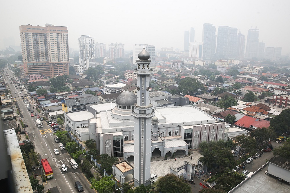 An aerial view of Kampung Baru in Kuala Lumpur September 21, 2019.  u00e2u20acu201d Picture by Yusof Mat Isa