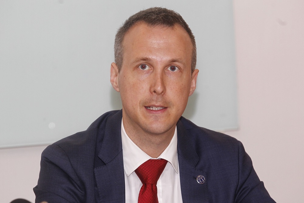 World Bank senior economist Achim Schmillen speaks during a press conference in Putrajaya September 27, 2019. u00e2u20acu201d Picture by Choo Choy May