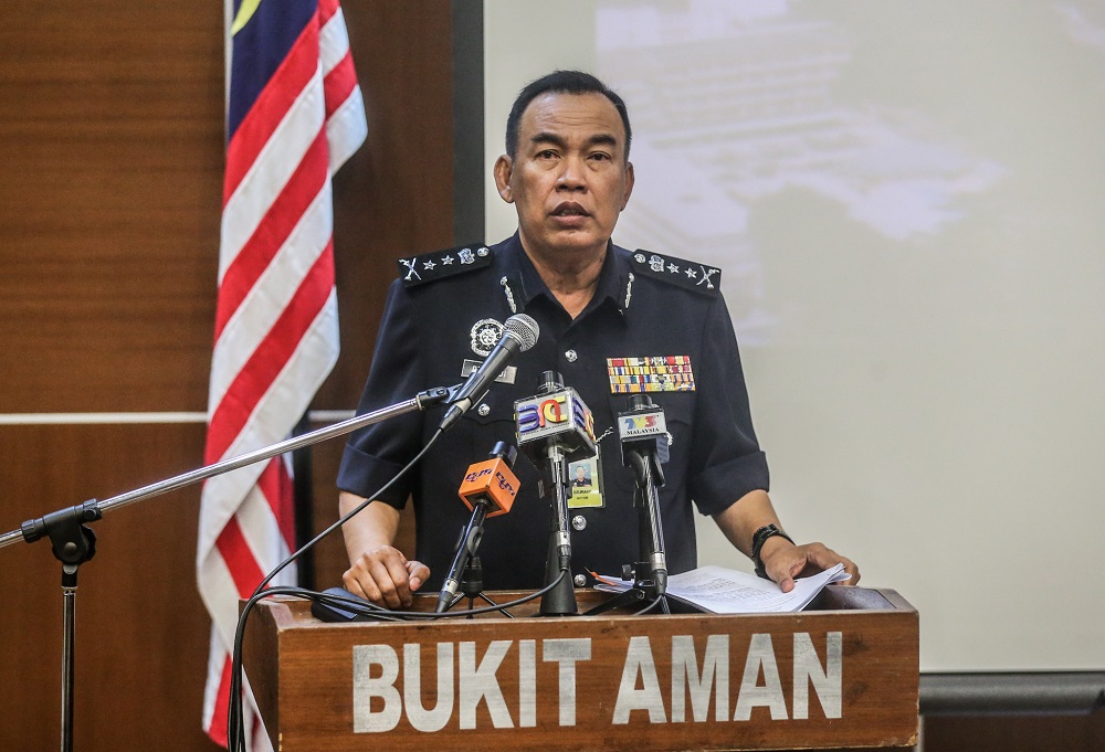 Bukit Aman Criminal Investigation Department (Forensic/Databank/DNA/Strategic Planning) deputy director DCP Datuk Mohd Dzuraidi Ibrahim speaks during a press conference in Kuala Lumpur September 27, 2019. u00e2u20acu201d Picture by Firdaus Latif