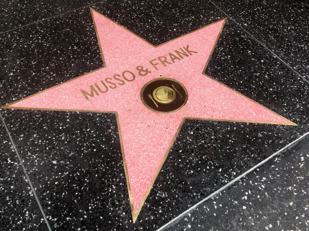 Musso & Frank star on the Walk of Fame celebrating the restaurant 100th anniversary in Hollywood on September 27, 2019. u00e2u20acu201d AFP pic