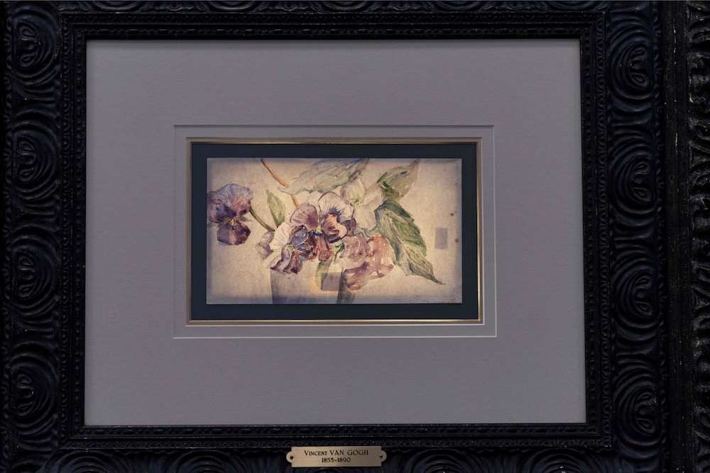 A picture taken on September 22, 2019 shows a painting by Dutch artist Vincent Van Gogh at Kiggen's auction house in Ghent, Belgium. u00e2u20acu201d AFP pic