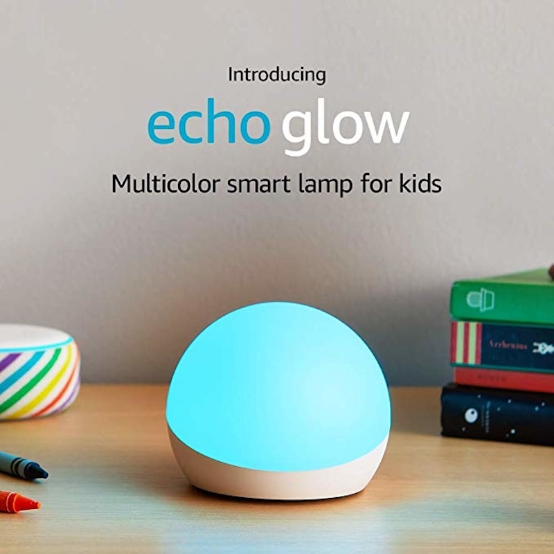 Amazon introduces the Echo Glow, a multicolour lamp with Alexa connectivity. u00e2u20acu201d Picture courtesy of Amazon via AFP-Relaxnews