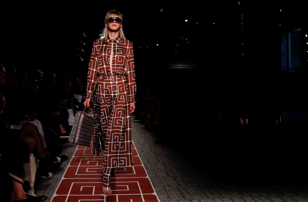 A model presents a creation by designer Richard Rene as part of his Spring/Summer 2020 women's ready-to-wear collection show for fashion house Guy Laroche during Paris Fashion Week in Paris September 25, 2019. u00e2u20acu201d Reuters pic