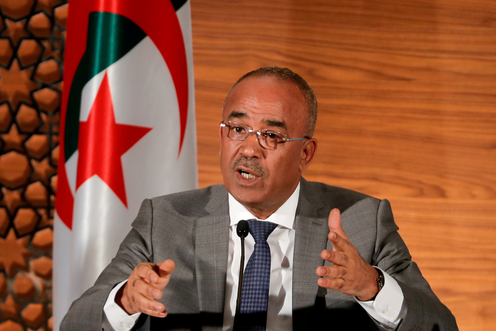 Algerian prime minister Noureddine Bedouiu00e2u20acu2122s departure is a major demand of protesters, who in April forced long-time president Abdelaziz Bouteflika to quit. u00e2u20acu201d Reuters pic 