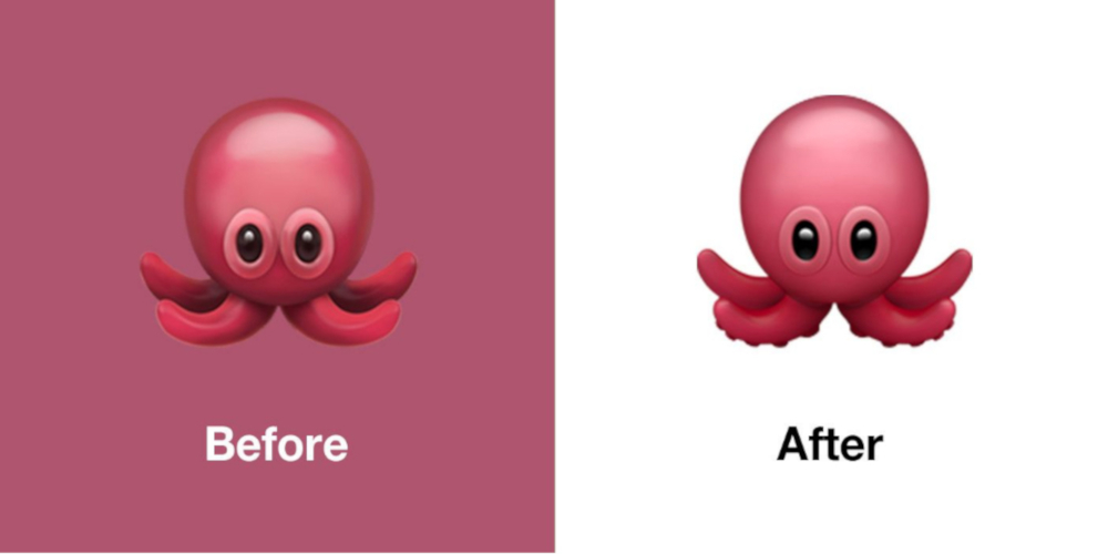 iOS 13.1 adds suckers to the front legs of the octopus. u00e2u20acu201d Picture from Apple/Capture of Emojipedia via AFP-Relaxnews n