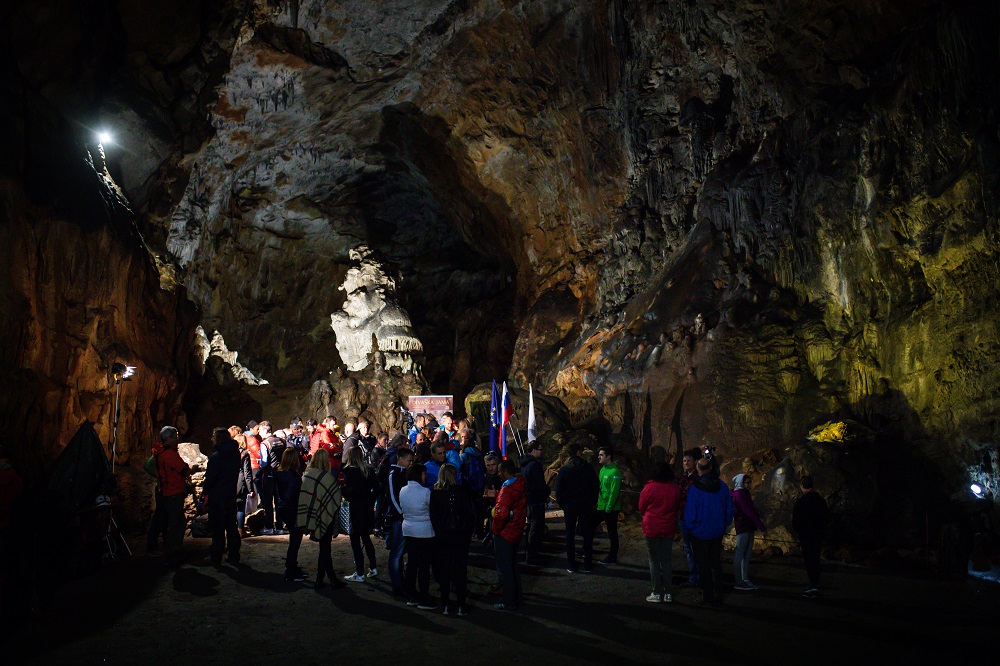 Astronauts from five space agencies address journalists at the end of a six-days training organised by the European Space Agency (ESA) in the Divaska cave, southern Slovenia September 26, 2019. u00e2u20acu201d AFP pic  