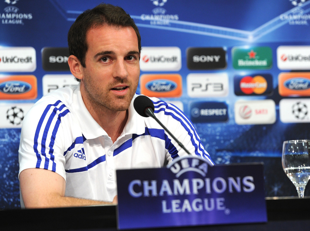 This file photo taken April 25, 2011 shows then Schalkeu00e2u20acu2122s defender Christoph Metzelder addressing a press conference in Gelsenkirchen, western Germany. u00e2u20acu201d AFP pic 