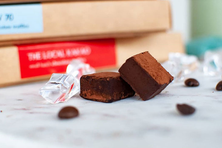 Rich, luxurious nama style chocolates... made in Malaysia!