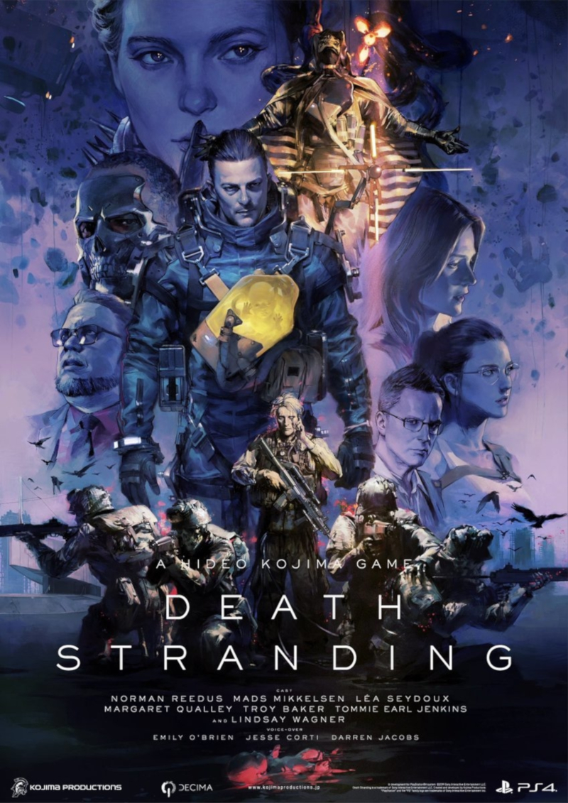Game director Hideo Kojima revealed a new u00e2u20acu02dcDeath Strandingu00e2u20acu2122 poster image, illustrated by Pablo Uchida, for TGS 2019. u00e2u20acu201d Picture from Pablo Uchida/Kyle Cooper/Kojima Productions via AFP-Relaxnews