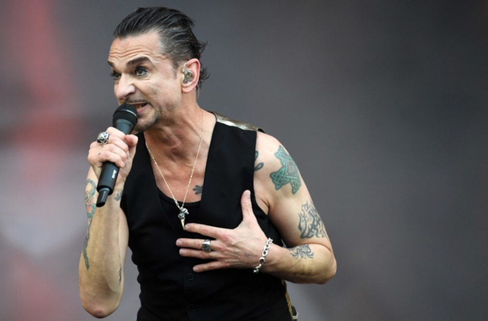 Depeche Modeu00e2u20acu2122s British singer Dave Gahan performing on the first day of the 27th edition of the musical festival u00e2u20acu02dcLes Vieilles Charruesu00e2u20acu2122 in Carhaix-Plouguer, western France, July 19, 2018. u00e2u20acu201d AFP pic 