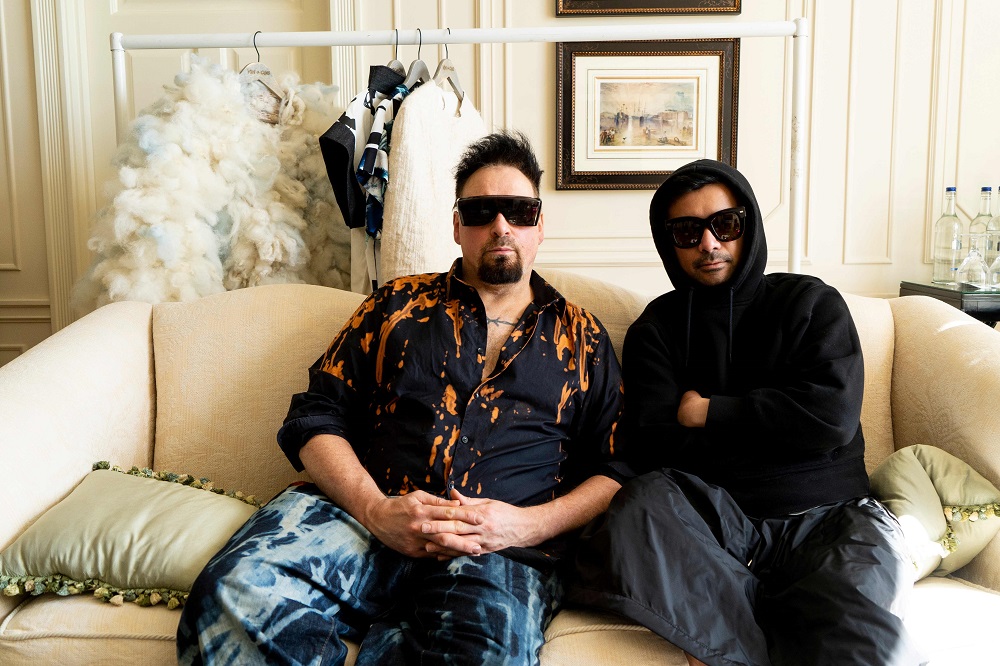 Fashion designers Vin + Omi pose for photograph during an interview with AFP at the Savoy Hotel in London September 13, 2019. u00e2u20acu201d AFP pic            