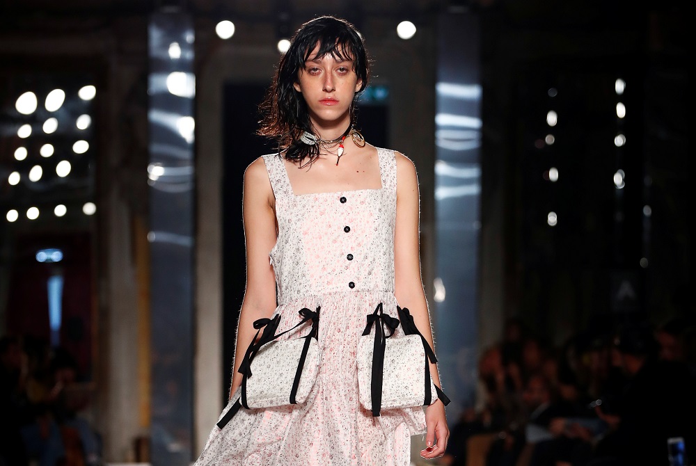 A model presents a creation from the Alexandra Moura Spring/Summer 2020 collection during fashion week in Milan September 23, 2019. u00e2u20acu201d Reuters pic 