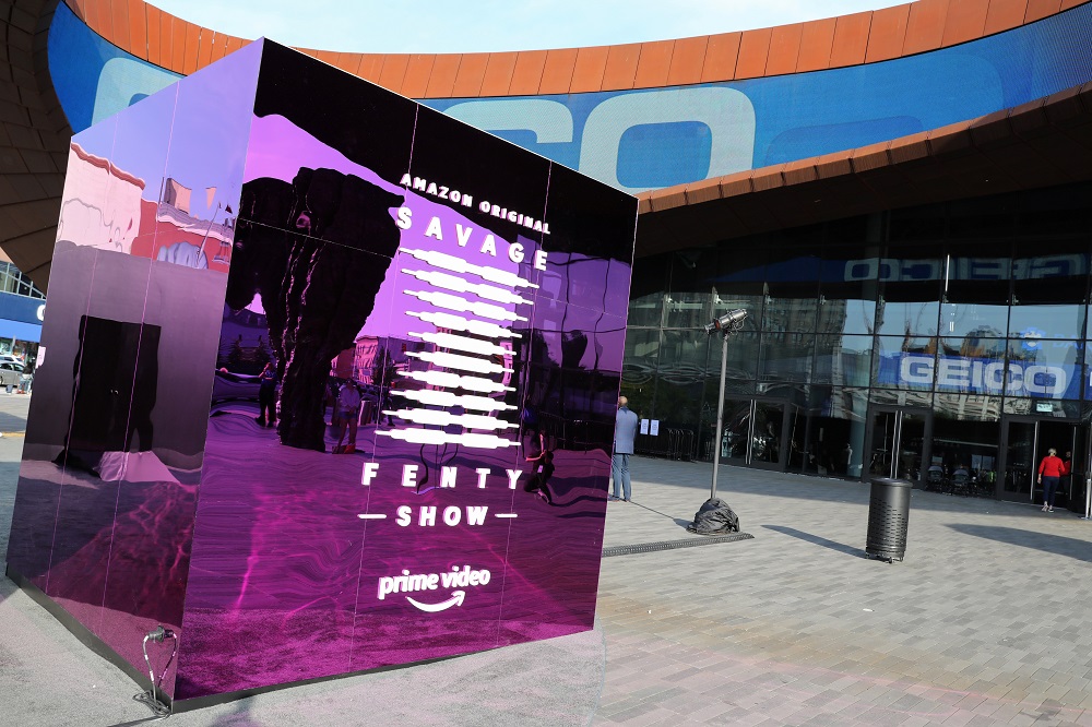 Amazon signage is displayed outside Rihannau00e2u20acu2122s new Savage X Fenty collection show for New York Fashion Week that will be broadcasted on Amazon Prime Video outside the Barclays Centre in the Brooklyn borough of New York September 10, 2019. u00e2u20acu2022 Reuters pic