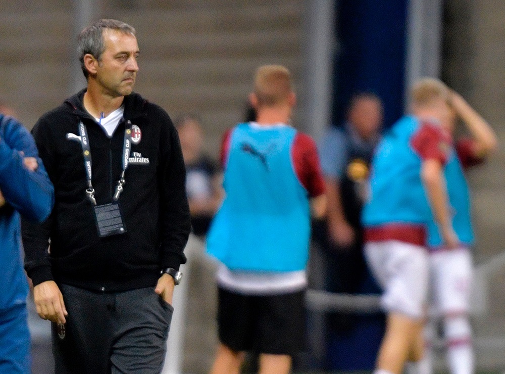 AC Milan head coach Marco Giampaolo has risen slowly up the ranks, with a few slipups on the way, since lifting Ascoli out of Serie B in 2005. — AFP Pic